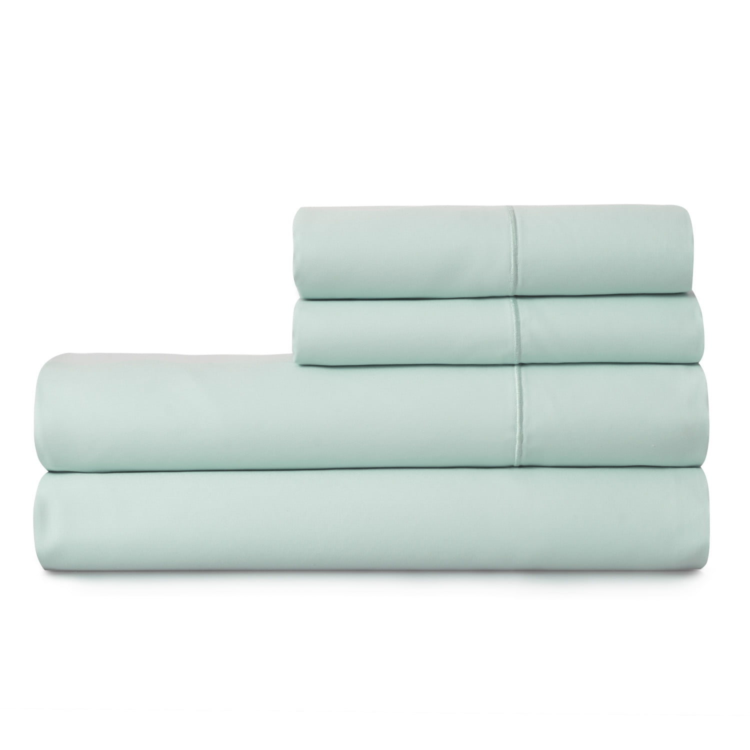 Hotel Style 600 Thread Count Egyptian Cotton Sheet Set, King, Misty Blue, 4-Pieces