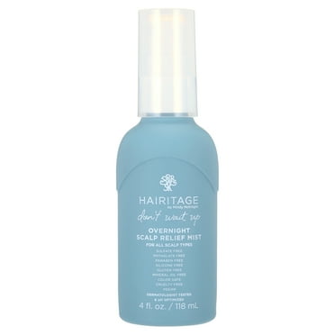 Hairitage Don’t Wait Up Overnight Scalp Relief Scalp Mist | For Dry, Itchy Scalp  4 fl oz