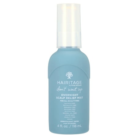 Hairitage Don’t Wait Up Overnight Scalp Relief Scalp Mist | For Dry, Itchy Scalp 4 fl oz