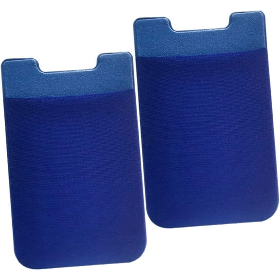 2pcs Phone Smartphone Cards Id Pouches Wallet Tablet Pocket Adhesive Holders Case Card Sticker Wallets Sleeves Holder for Self Cell Pouch Back Stick-on Pockets Credit Sleeve