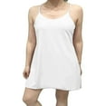 thumbnail image 1 of Robe de Sport d'Entraînement pour Femmes Faux 2 Pcs Robe à Bretelles Spaghetti avec Soutien-Gorge Intégré + Shorts avec Poche Robe Courte, 1 of 3