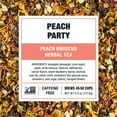 thumbnail image 5 of Tiesta Tea - Peach Party, Immunity Loose Leaf Tea, Peach Hibiscus Herbal Tea, Non-Caffeinated Fruit Tea, Make Hot or Iced & Up to 50 Cups, - 4.5oz Refillable Tin, 5 of 9