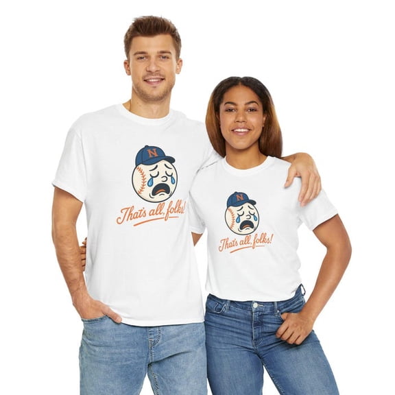 Mets 2025 Non-Playoff Contender Tee, Unisex Heavy Cotton Shirt, Sports Fan Apparel, Gift for Baseball Lovers, Casual Wear