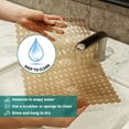 2 PACK Textured Pebble Sink Mat/protector, Adjustable Kitchen Home Sink