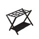 thumbnail image 3 of Portaequipajes plegable con estante, portátil, de pie de 2 niveles Negro, 3 of 9