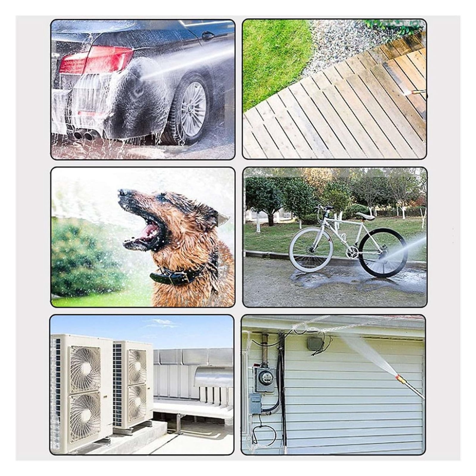 Cordless High Pressure Washer, Cordless Portable High Pressure Spray Water Gun, Battery Operated Pressure Washer, Short Handle Pressure Washer Gun For Home Use With Hose And Spray Gun