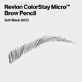 thumbnail image 2 of Lápiz de cejas Revlon ColorStay 457 Soft Black Waterproof, 2 of 9