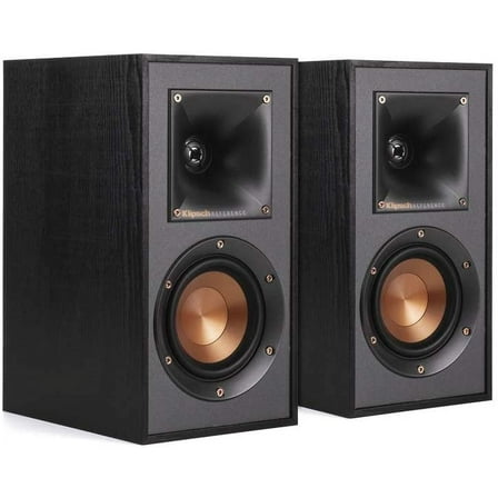 Klipsch R-41M Reference 4" 50W Bookshelf Speakers - Pair (Black Wood Vinyl)