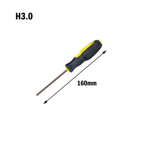 

Fule 1.5mm-6mm Hexagon Screwdriver Flat Head Hex Magnetic Precise Repair Hand Tool