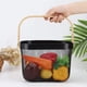 thumbnail image 2 of Cesta de de Metal, Cestas de Cocina Colgantes Multifuncionales, Cesta de Frutas con Asa para Cocina, Baño, Picnic, Negro, 2 of 5