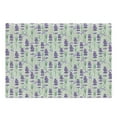 thumbnail image 1 of Lavender Cutting Board, Botanical Pattern with Fresh Herbs Aromatherapy Spa Theme, Decorative Tempered Glass Cutting and Serving Board, Large Size, Pale Sage Green Violet, by Ambesonne, 1 of 1