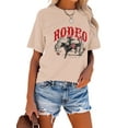 thumbnail image 3 of Anbech 80s Rodeo T Shirt for Women Western Cowboy Tees Short Sleeve Vintage Tops, 3 of 10