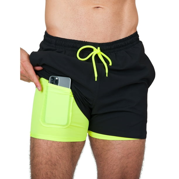 Boxer Licras De BaÃ±o Para Hombre Baño Hombre Short De Licra Para
