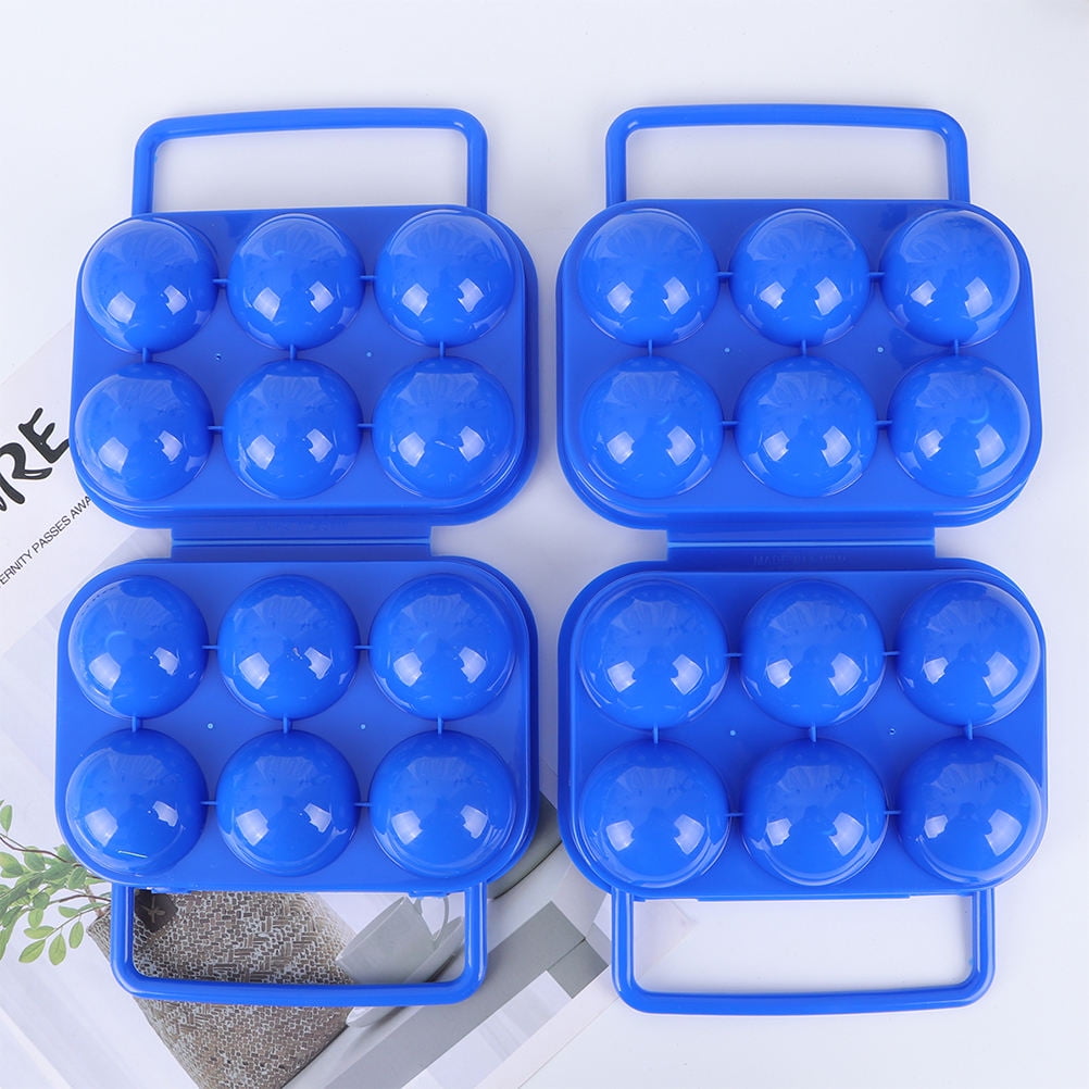 WHAMVOX  Storage Fridge Egg Carton Organizers Camping Container Travel