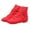 Red, variant on Xfvqtps Ballet Shoes for Girls High Top Soft Sole Non Slip Lace up Canvas Dance Shoes for Jazz Gymnastics Performance Khaki