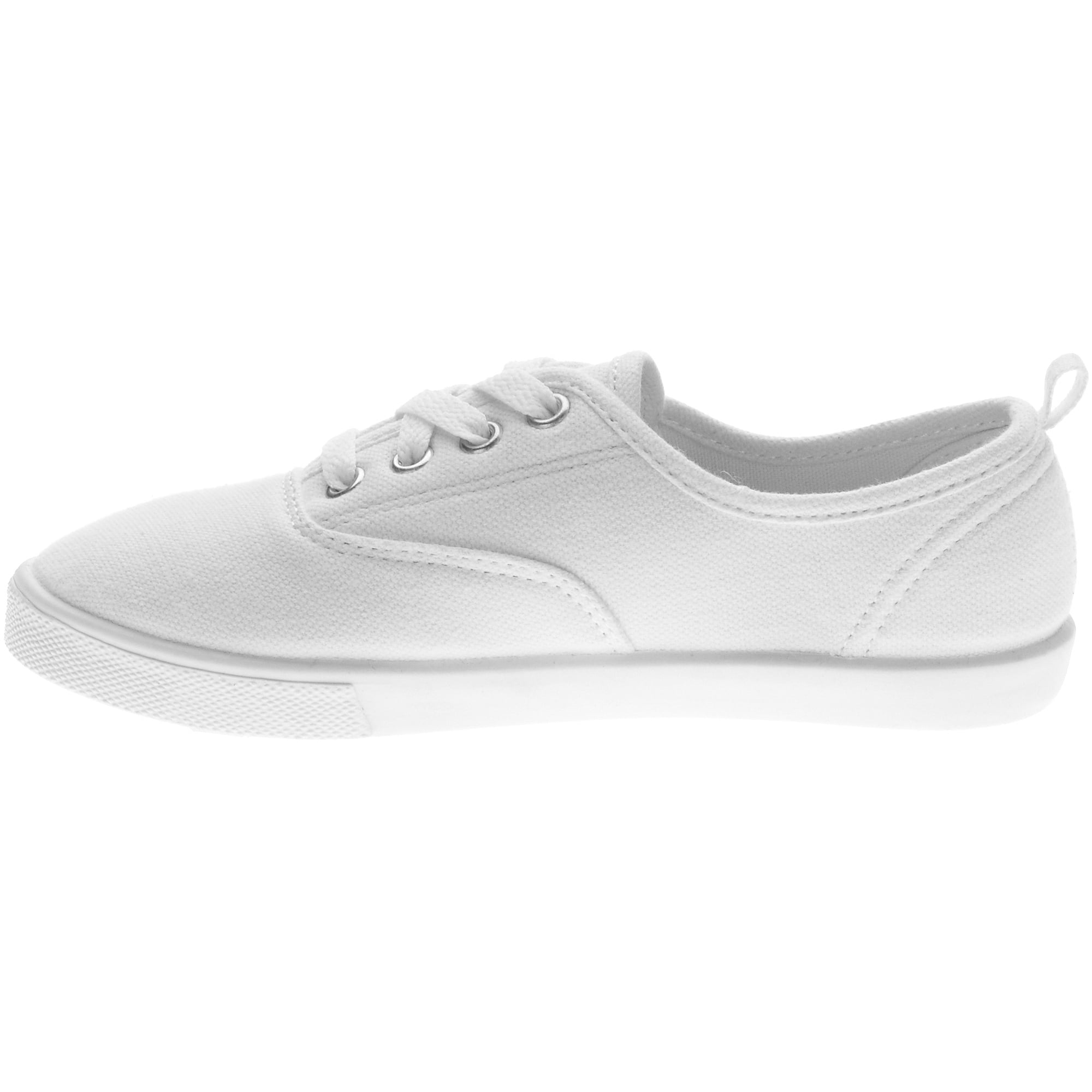 Faded Glory Girls Lace Up Canvas Casual Shoe Walmart