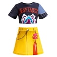thumbnail image 2 of Pop Idol Halloween Costume, Suit with Short Sleeve Top and A-Line Skirt, Cosplay Outfit for Anime Singer Birthday Party, 2 of 7