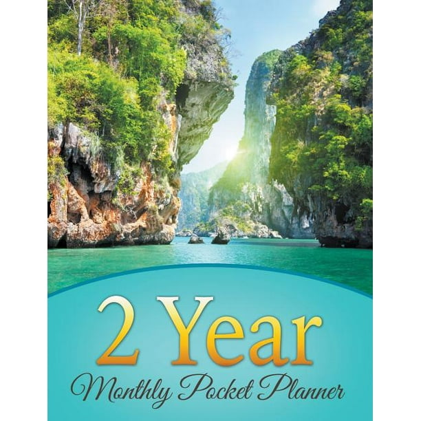 2 year monthly pocket planner paperback walmart walmart