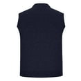 thumbnail image 3 of FAIWAD Men's Cable Knit Sweater Vest Sleeveless Crew Neck Business Waistcoat Big and Tall Jumper Tops, 3 of 5