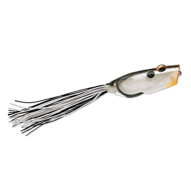 Terminator TPF25315 Popping Frog, Smoke Silver Shad - 2.5 in.