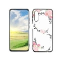 thumbnail image 1 of Compatible with Samsung Galaxy A13 5G Phone Case, Floral-initial-Flower-Black-Pink-Custom46 Case Men Women, Flexible Silicone Shockproof Case for Samsung Galaxy A13 5G, 1 of 1