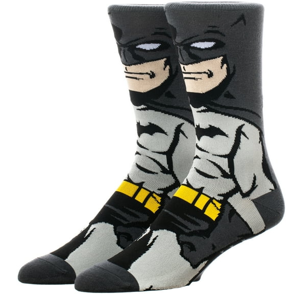 Batman Dark Knight 360 Character Crew Socks for Men