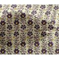 thumbnail image 4 of oneOone Viscose Chiffon Fabric Leaves & Floral Block Decor Fabric Printed BTY 42 Inch Wide, 4 of 4