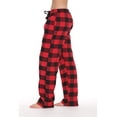 thumbnail image 2 of Pantalones de pijama de franela a cuadros Buffalo para mujer con bolsillos Adepaton WMCH-234, 2 of 3