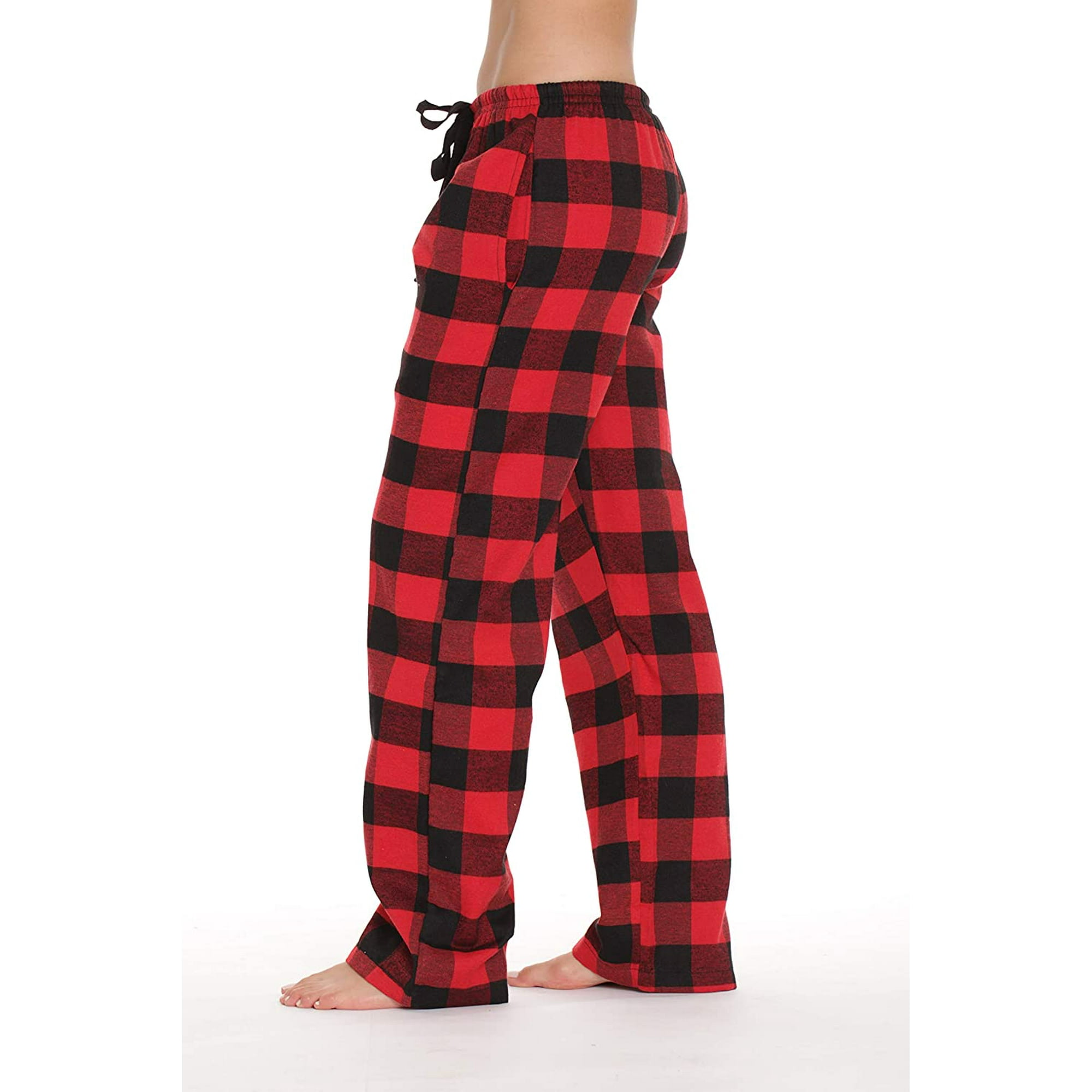 Women's red buffalo plaid pajamas sale