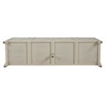 thumbnail image 5 of Christopher Knight Home Modern Coastal 4-Door Sideboard, Storage Cabinet with Adjustable Shelves, Bleach White, 5 of 9