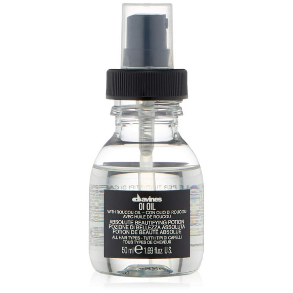 Aceite capilar Davines Oi Oi Oil, 50 ml, añade brillo y combate el encrespamiento