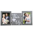 thumbnail image 4 of Yeacher Tri-Fold Hinged Photo Frame Wooden Picture Frame with Plexiglass Board Hinge for Wedding Tabletop Photo Display, 4 of 8