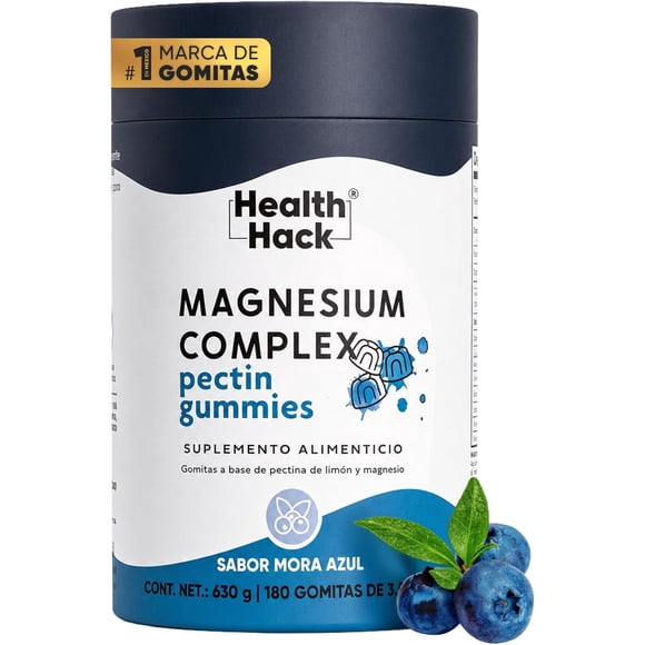 Magnesio Complex 6 Formas Gomitas Bisglicinato Citrato | Health Hack