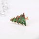 thumbnail image 4 of Rhinestone árbol de Navidad Broche Pins Mujeres niñas Breastpin Ramillete Regalo de joyería de Navidad, 4 of 5