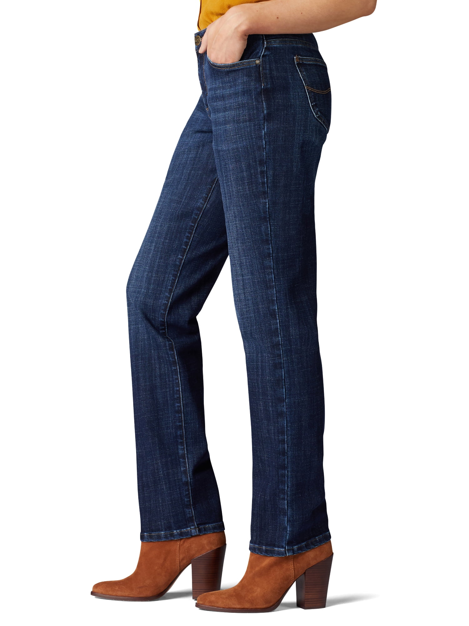 Lee Women's Stretch Relaxed Fit Straight Leg Jean