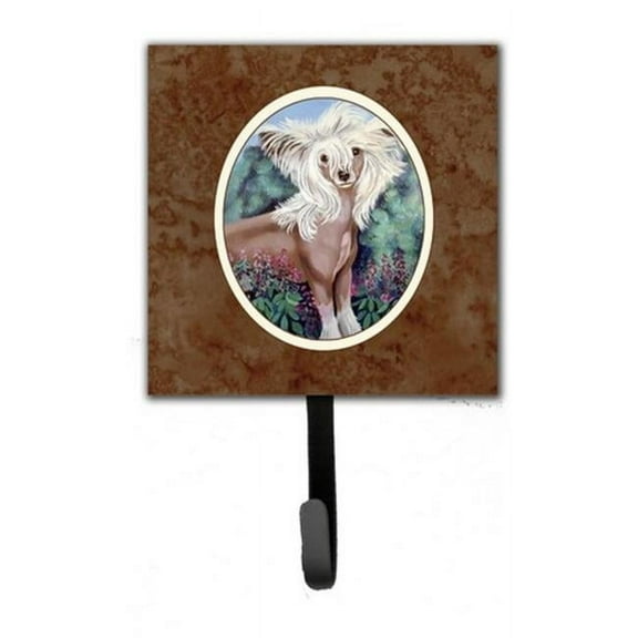 Chinese Crested Leash or Key Holder, 6 x 1.25 x 4.25 in.