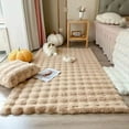 thumbnail image 6 of PTSPLLMY Bubble Plush Carpet For Home Decor Imitation Rabbit Hair Balcony Cushion Kids Living Room Faux Fur Rug Girl Bedroom Foot Mat, 6 of 6
