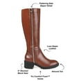 thumbnail image 2 of Journee Collection Womens Morgaan Tru Comfort Foam Stacked Heel Knee High Boots, 2 of 7