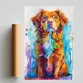 thumbnail image 2 of Nova Scotia Duck Tolling Retriever Dog Art Print Poster, Wall art Painting Decor Nova Scotia Duck Tolling Retriever Dog Decor Artwork For Bedroom Living Room Bathroom Decor, 2 of 6
