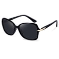 thumbnail image 1 of Gafas de sol FEISEDY B2760 Vintage cuadradas polarizadas UV400 negras, 1 of 7