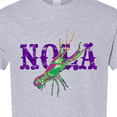 thumbnail image 4 of Inktastic Nola Mardi Gras Crayfish in Purple T-Shirt, 4 of 5