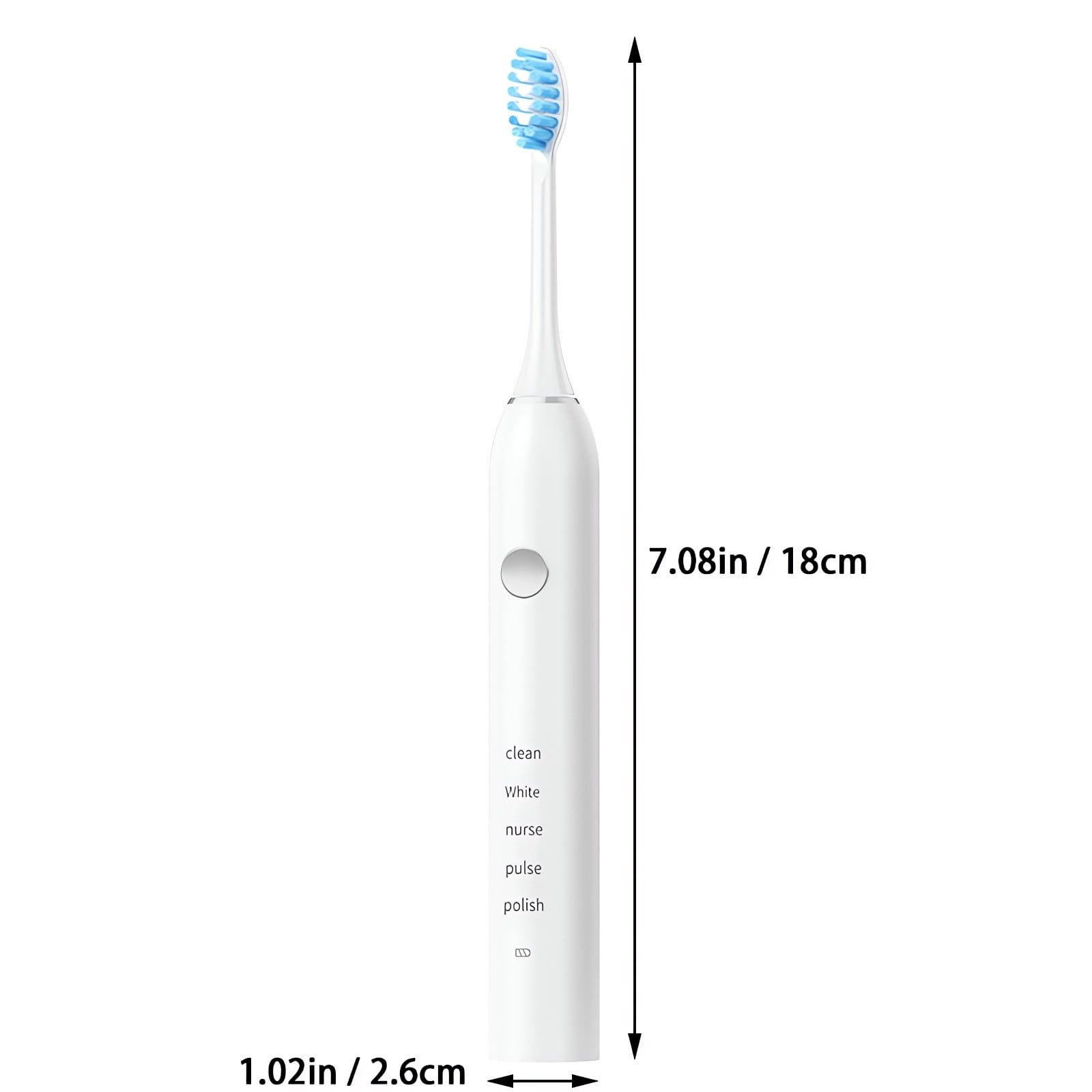 Wovilon Household Toothbrush Soft Bristle Toothbrush Rechargeable Adult Toothbrush