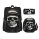 thumbnail image 1 of Balery Magician Hat Skull Mochila escolar 3 en 1 para niños: mochila resistente con lonchera térmica y estuche para lápices. Mochila escolar para niños y niñas., 1 of 7