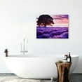 thumbnail image 6 of Chilfamy Lavender Night Sky Tree Canvas Art Modern Wall Decor 20x16in, 6 of 6