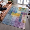 thumbnail image 6 of Addison Rugs Mayfield Premium Machine Washable Transitional Modern Blue Rectangle Rug, 5' x 7'6", 6 of 6