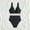 Black, variant on MSJUHEG Push Up Swimwear,Womens One Piece Swimsuits,Ruched Monokinis,Ribbed One Piece Swimsuits for Women,Plus Size One Piece Swimsuit,High Waist Bathing Suit,Womens Tankini Bathing Suits Army Green L