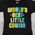 thumbnail image 4 of Inktastic Worlds Best Little Cousin Boys Baby Bodysuit, 4 of 5