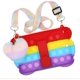 thumbnail image 1 of Funda de silicona Ubiuopop Push Rainbow Bubble Butterfly compatible con iPad Mini 1/2/3, antiestrés, a prueba de golpes, con cordón, soporte y colgante., 1 of 4