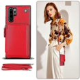 thumbnail image 2 of Funda tipo cartera para Huawei P30 Pro con tarjetero y correa para el hombro para mujer p202411261300, 2 of 5