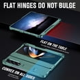 thumbnail image 7 of Screen Protector Case Compatible for Samsung Galaxy Z Fold 4 5G with Stylus Pen, Hinge Protection Shockproof Drop Protective Bumper Case with Build in Screen Protector,Green, 7 of 7